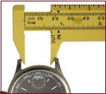 как измерить ремешок для часов с помощью штангенциркуля